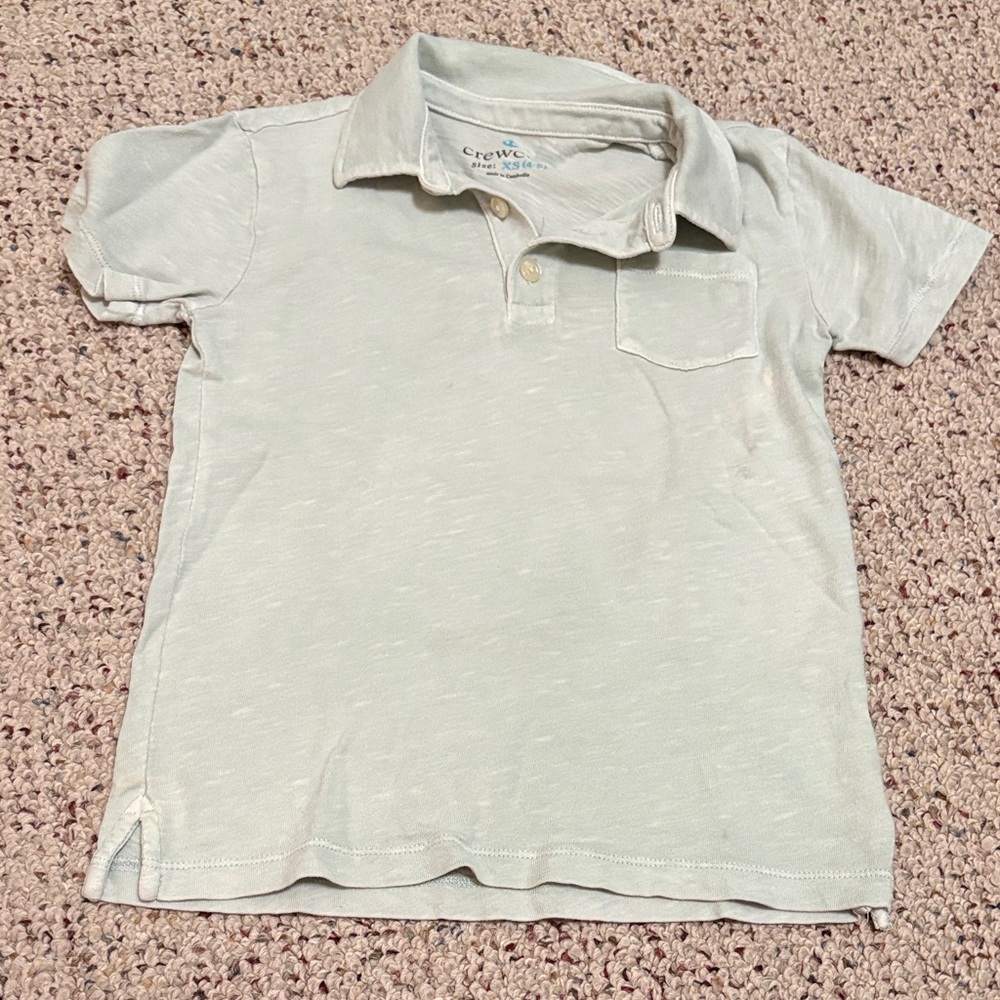 Boys' Light Green Polo Shirt